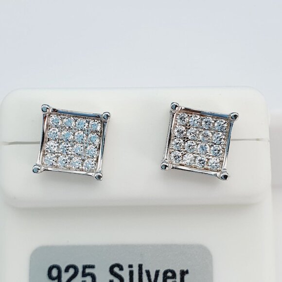 - "925 Sterling Silver Cubic Zirconia Earrings, U19254841 - Picture 11 of 11